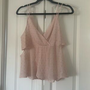 Pink Dressy Tank Top